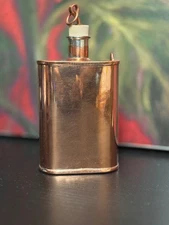 Jacob Bromwell Hand Made Heritage 9-oz Flask Pure Copper