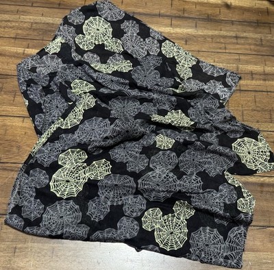 72  X 18  Disneyland Parks Haunted Mansion Spooky Scarf Shawl Disneyland Mickey