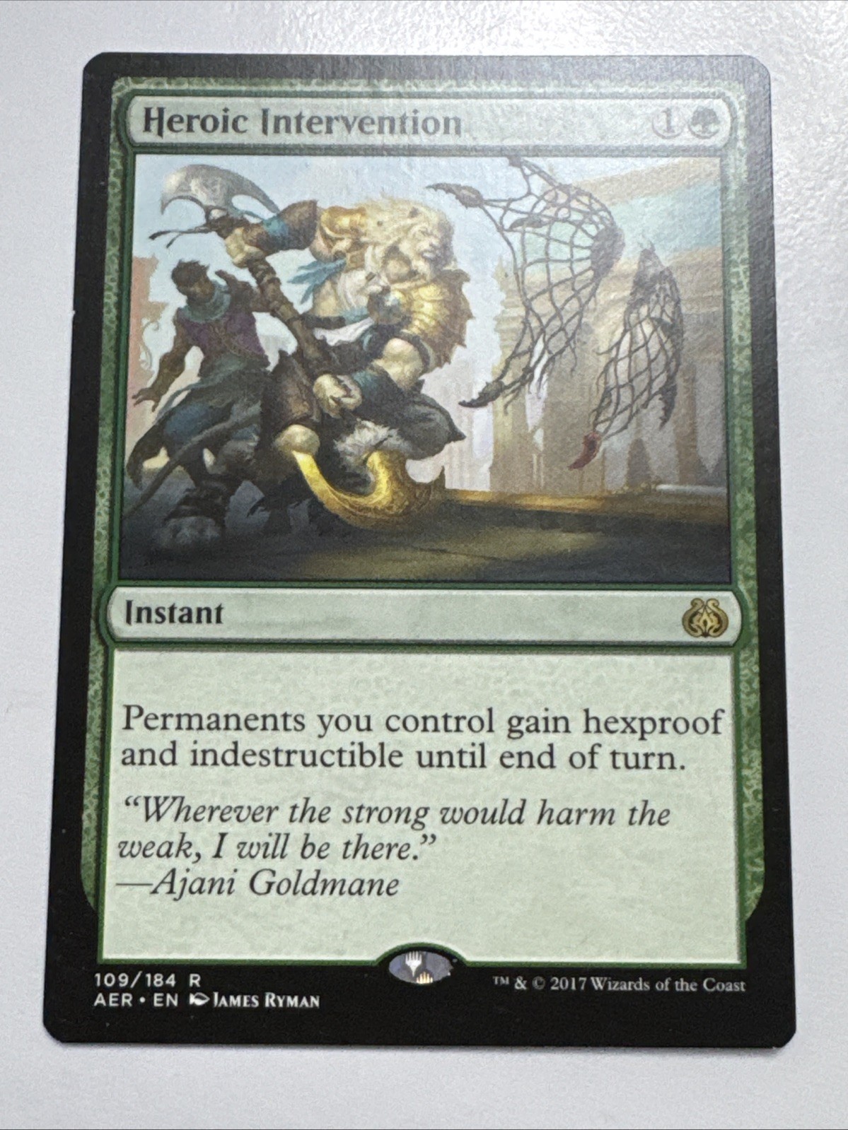 1x NM Heroic Intervention Aether Revolt