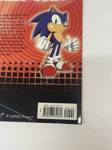Sonic X Meteor Shower Messenger Book Preowned - Picture 11 of 15