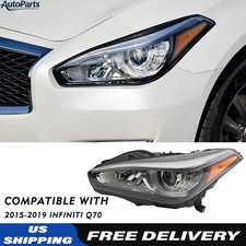 For 2015 2016 2017 2018 2019 Infiniti Q70 Non Afs Led Left Driver Headlight Lamp