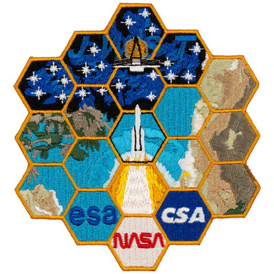 CSA-ASC WEBB Telescope Crest Canadian Space Agency Patch CSA ASC NASA ESA