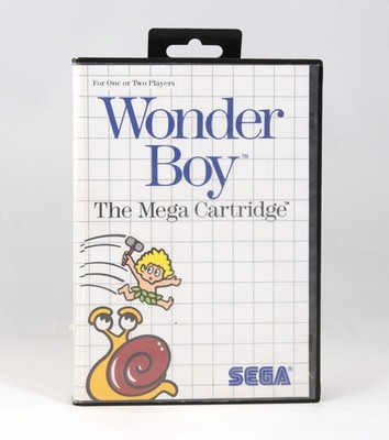 Wonder Boy for the Sega Master System   Cartridge game with case - Tested