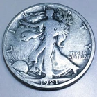 1921-S Walking Liberty Half Dollar Beautiful Coin Rare Date