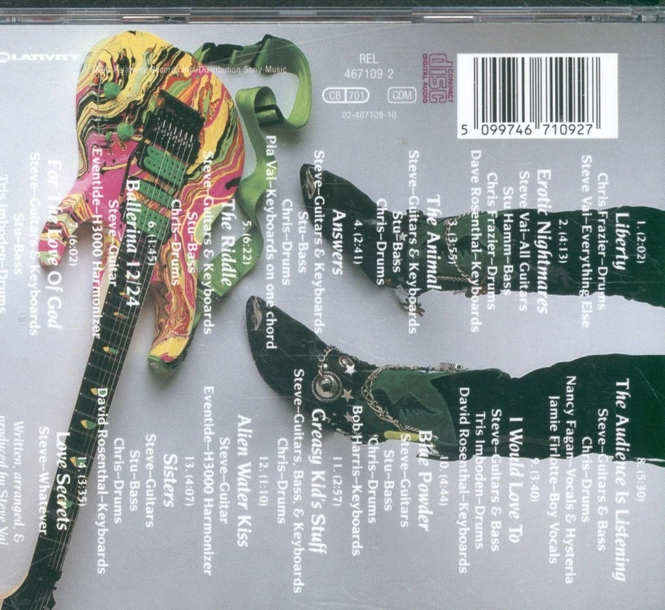 Steve Vai Passion And Warfare CD Europa Relativity 4671092 - Bild 2 von 3