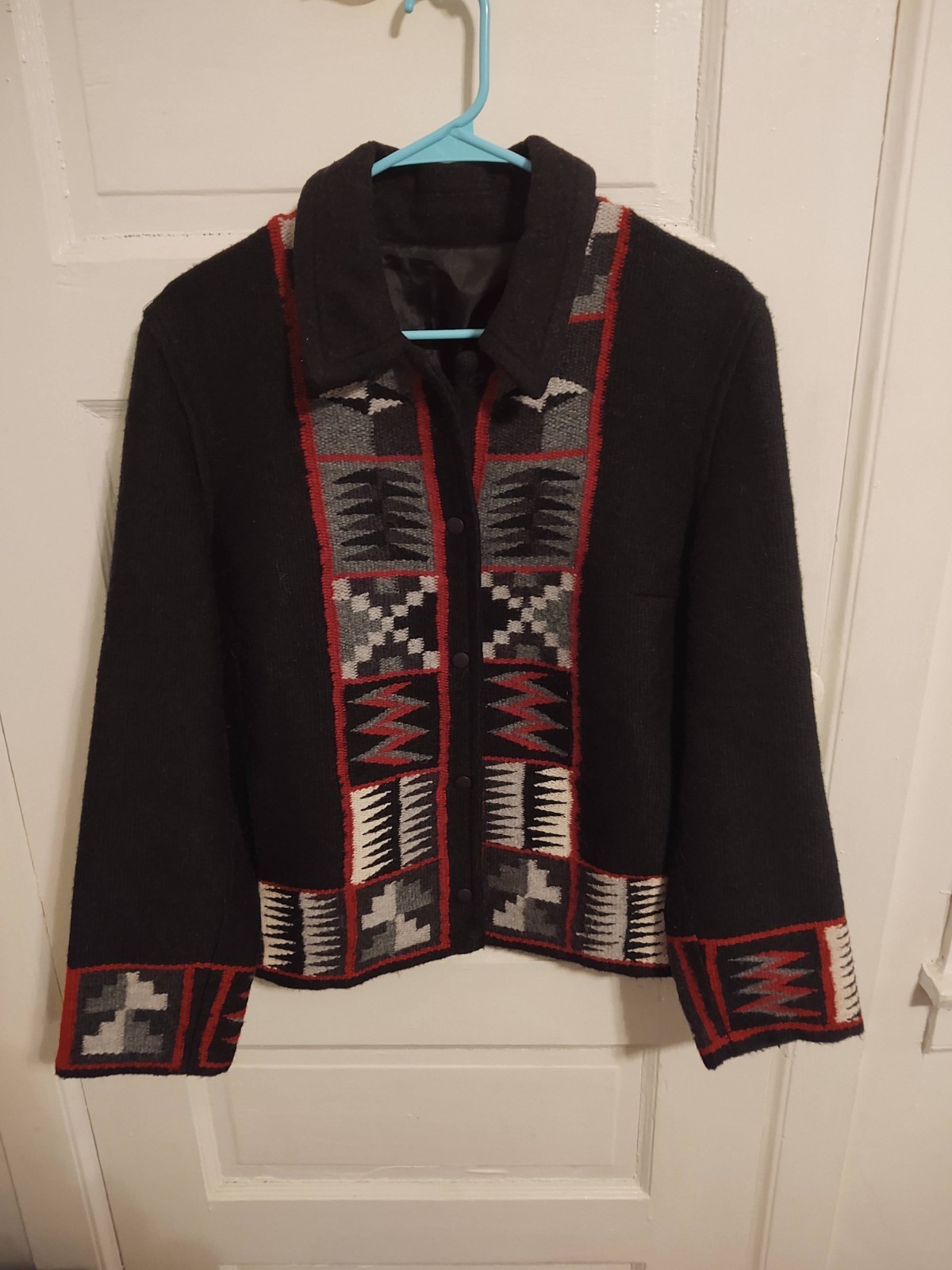 Tabask Alpaca Blend Button Jacket Peru Women's La… - image 1