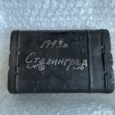 WWII GERMAN K98 CLEANING KIT W/ CONTENTS and Inscription “1943 Stalingrad”