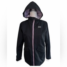 REI CO-OP GIRS YOUTH 14-16 NAVY RAIN JACKET