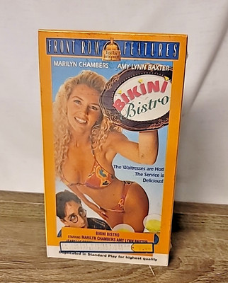 Bullseye Video Bikini Bistro VHS Tape Unrated Steamy Comedy 1995 Movie Vintage