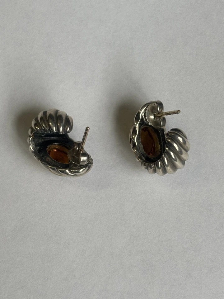 Aretes DAVID YURMAN 14k/citrino esterlina Foto 2 de 4