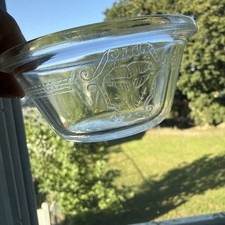 Six ANTIQUE GLASBAKE No. 286 DESSERT/CUSTARD DISHES - Made in the USA
