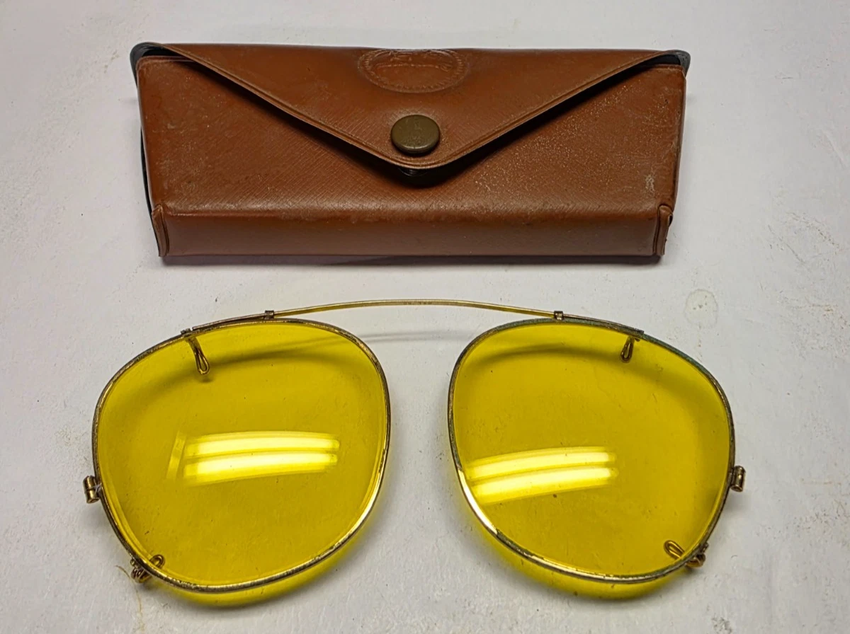 Ray-Ban Clip On Vintage Sunglasses for sale | eBay