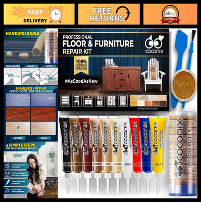 Floor & Furniture Repair Kit - Fix Scratches, Scuffs & Dents on Wood & Laminate
