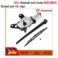 HECK SCHEIBENWISCHER WISCHERMOTOR DUSE HINTEN kompatibel mit Audi Q7 4LB Schwarz