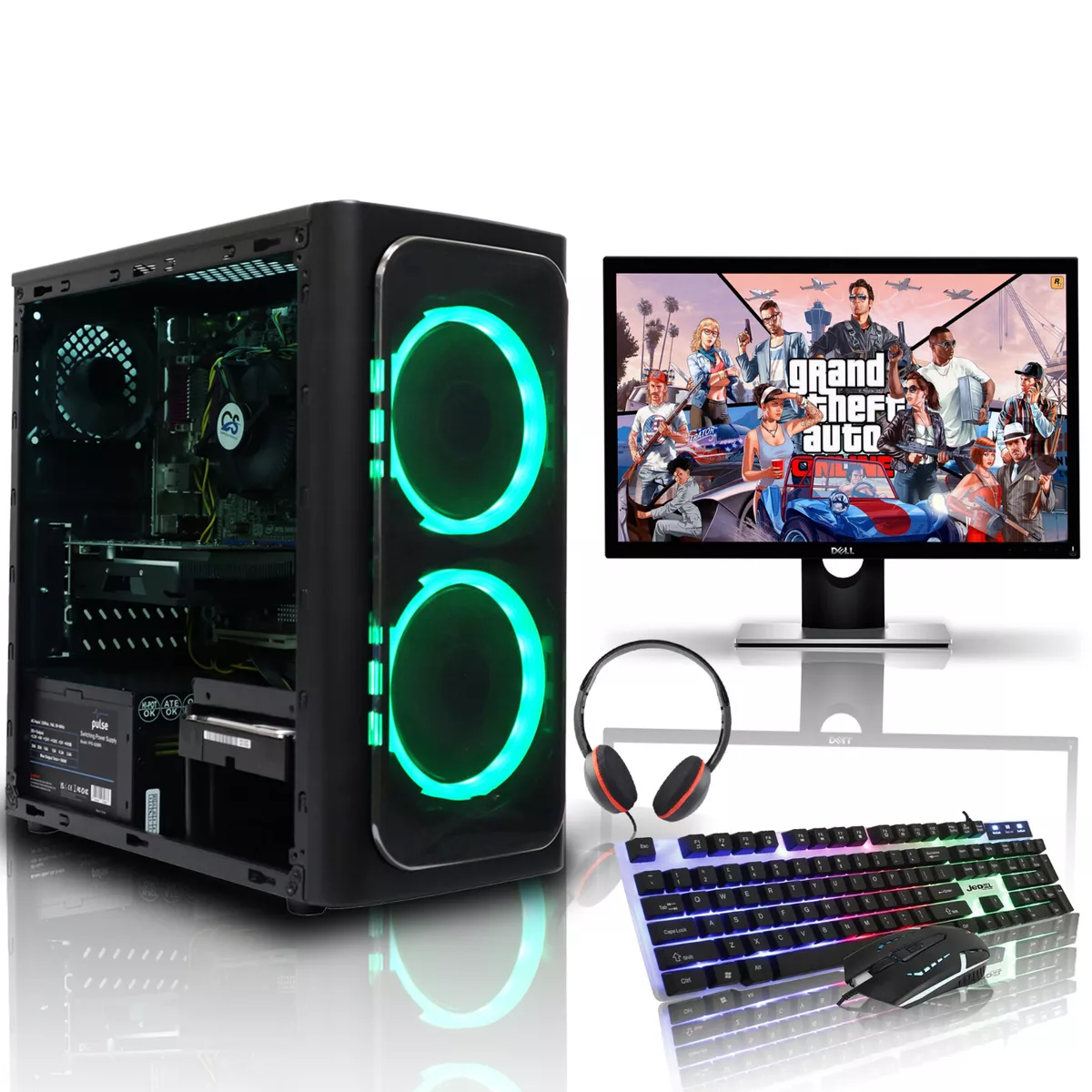 Gaming PC Bundle Core i5 4th Gen 16GB RAM 240GB SSD+1TB HDD 2GB