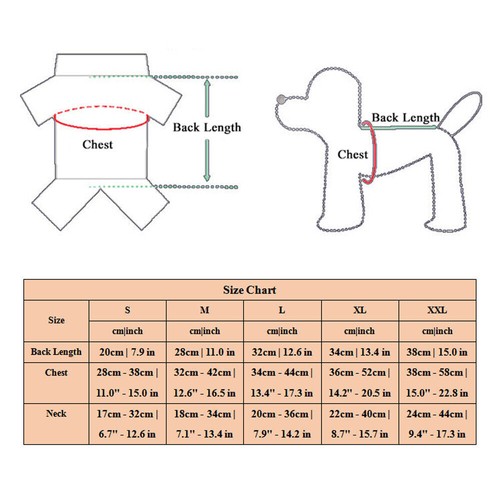 Cachorro Mascota Perro Gato Cálido Tejido Chaleco Ropa Camiseta Suéter Invierno Abrigo Apparar - Imagen 20 de 26