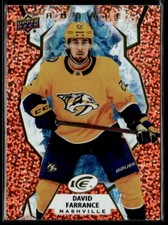 2021-22 Upper Deck Ice Orange Parallel David Farrance Rookie #115