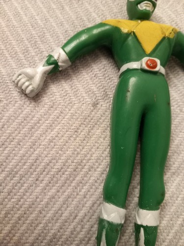 Mighty Morphin Green Power Ranger bendable 1994 Vintage Retro gordy toys figure - Picture 3 of 7