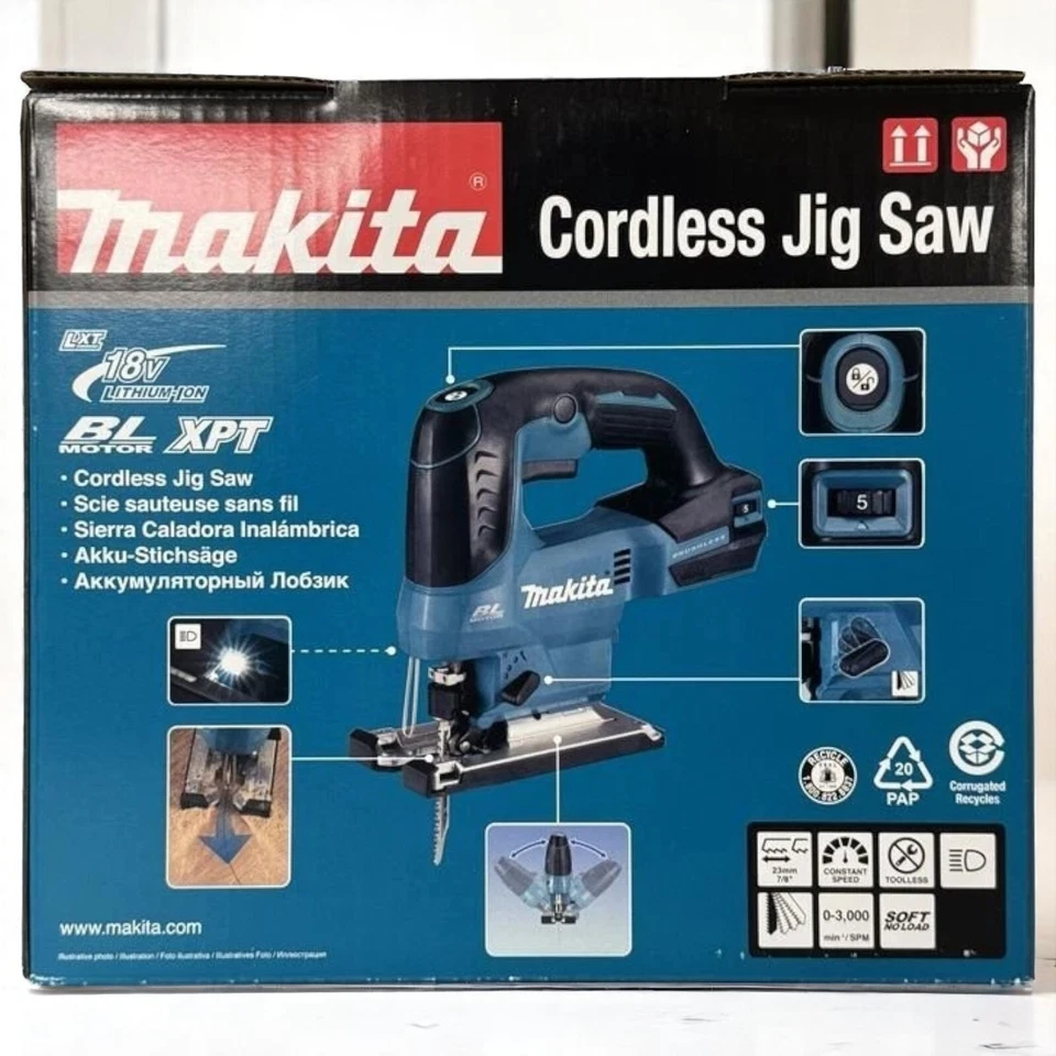 Cordless Jig Saw Makita DJV184Z Brushless Jigsaw Tool 18V Li-ion LXT NO BATTERY - Image 4 of 4