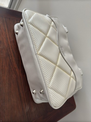 Trophy Queen Custom made diamond tuck n roll bag shoulder tote hot rod retro - Picture 8 of 9