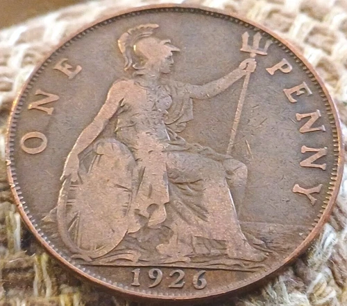 1926 George V Penny — photo from the most recent tracked eBay sale