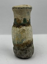 Antique Ancient near eastern vintage old Roman glass medicine early bottle