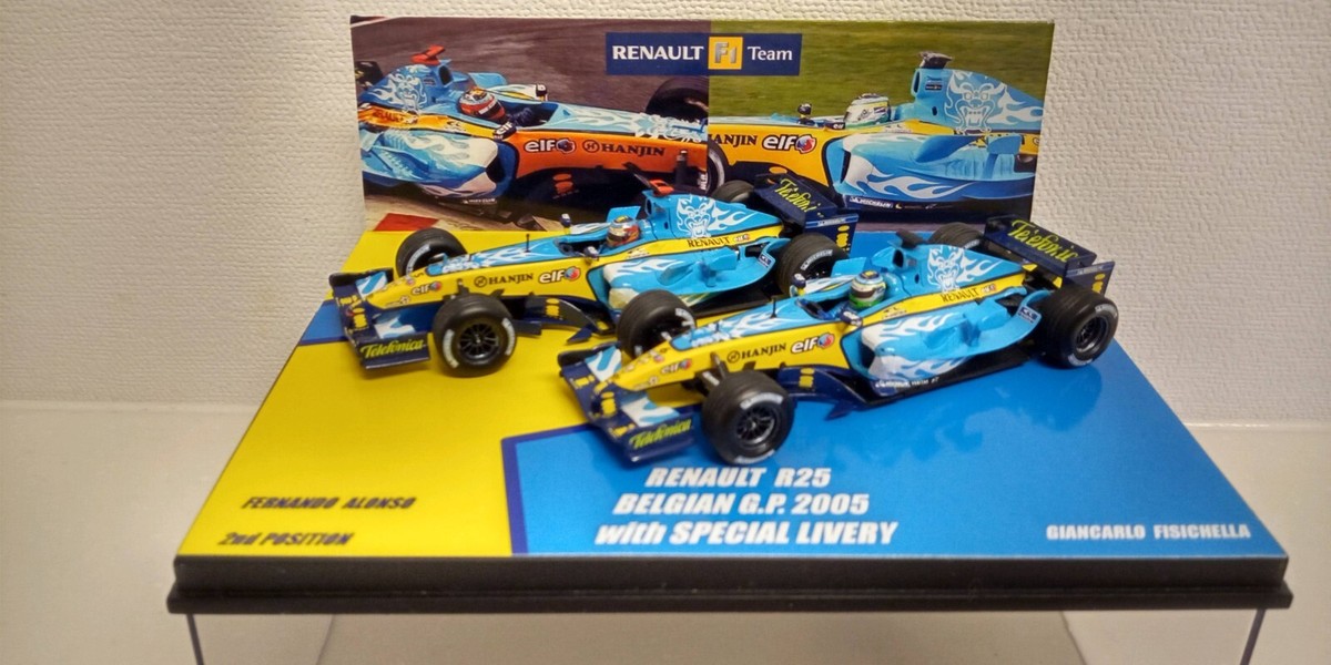 1/43 ミニチャンプス　ルノー　アロンソ　R25R26 各GP カスタム品 1/43 ミニチャンプス ルノー アロンソ R25R26 各GP カスタム品