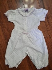 Vintage Rattle 6 To 9 Mo Ths Romper