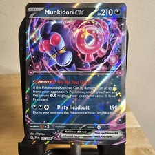 Munkidori EX 037/064 Double Rare Shrouded Fable Pokemon Card - NM Near Mint