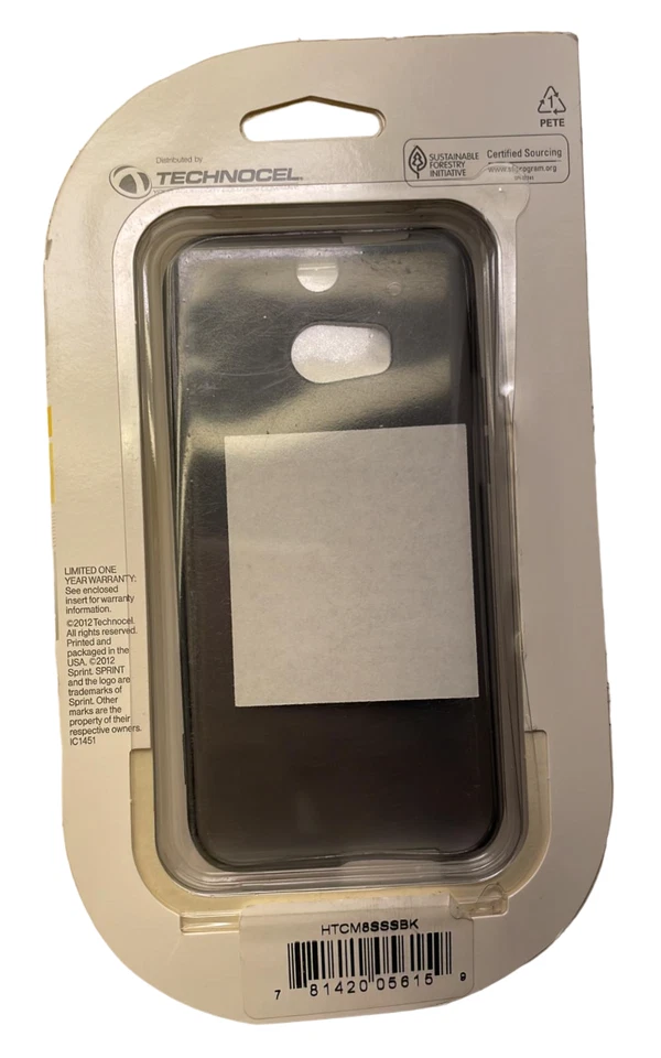 Funda Gel Alto Brillo Technocel para HTC One M8, Negra Foto 2 de 4