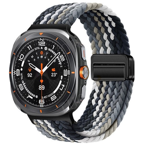 Magnetic Strap Band For Samsung Galaxy Watch Ultra 47mm Nylon Braided Bracelet - Picture 18 of 48
