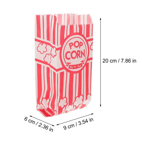 Bolsas de papel para palomitas de maíz 50 un. Bolsas de papel para palomitas de maíz Bolsas de embalaje de papel - Imagen 3 de 12