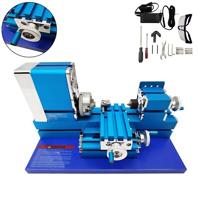 All-metal Didactical Miniature Lathe Wood/Plastic/Soft Metals Teaching Equipment