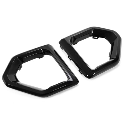 Pair Fog Light Bezel Cover For GMC Sierra 1500 Denali 2019-2022 ...