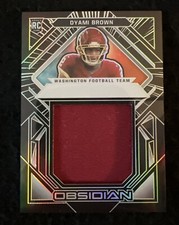 2021 Panini Obsidian Volcanic Material /100 Dyami Brown #VM-DB Rookie RC