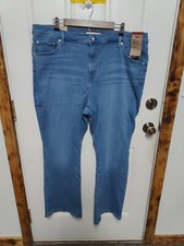 Levi's Women's 725 High Rise Bootcut Jeans Size 22W Blue