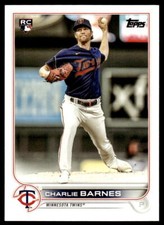 2022 Topps #641 Charlie Barnes Minnesota Twins Baseball