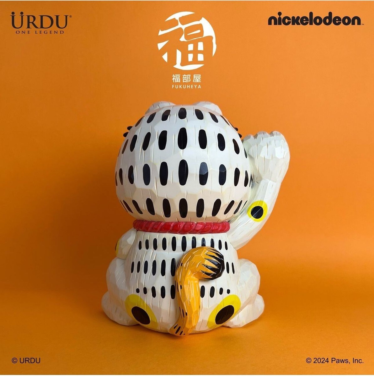新品　数量残りわず　URDU FUKUHEYA GARFIELD ガーフィールド URDU x NICKELODEON FUKUHEYA MANEKI NEKO GARFIELD VINYL