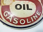POLARINE MOTOR OIL GASOLIINE SIGN ANTIQUE PORCELAIN STANDARD OLD ORIGINAL RARE  — photo 6