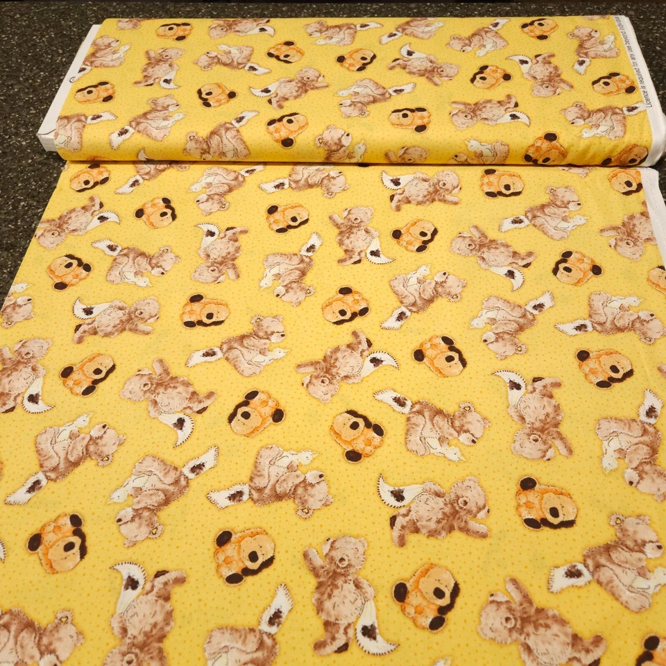 Palomitas de maíz y amigos por amortiguar tesoros oso de peluche corazón lunares amarillo Foto 3 de 3