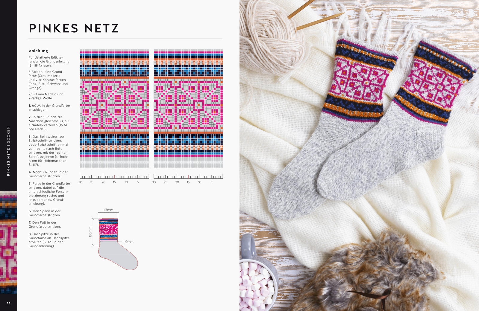 Thumbnail - Lettisch Stricken: Socken. 50 Strickmuster Für Kniestrümpfe, Socken