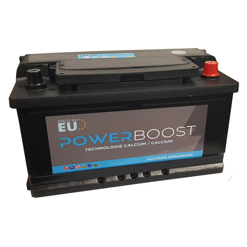 Batterie Voiture Power LB4 12v 80ah pour éviter les pannes de démarrage à froid