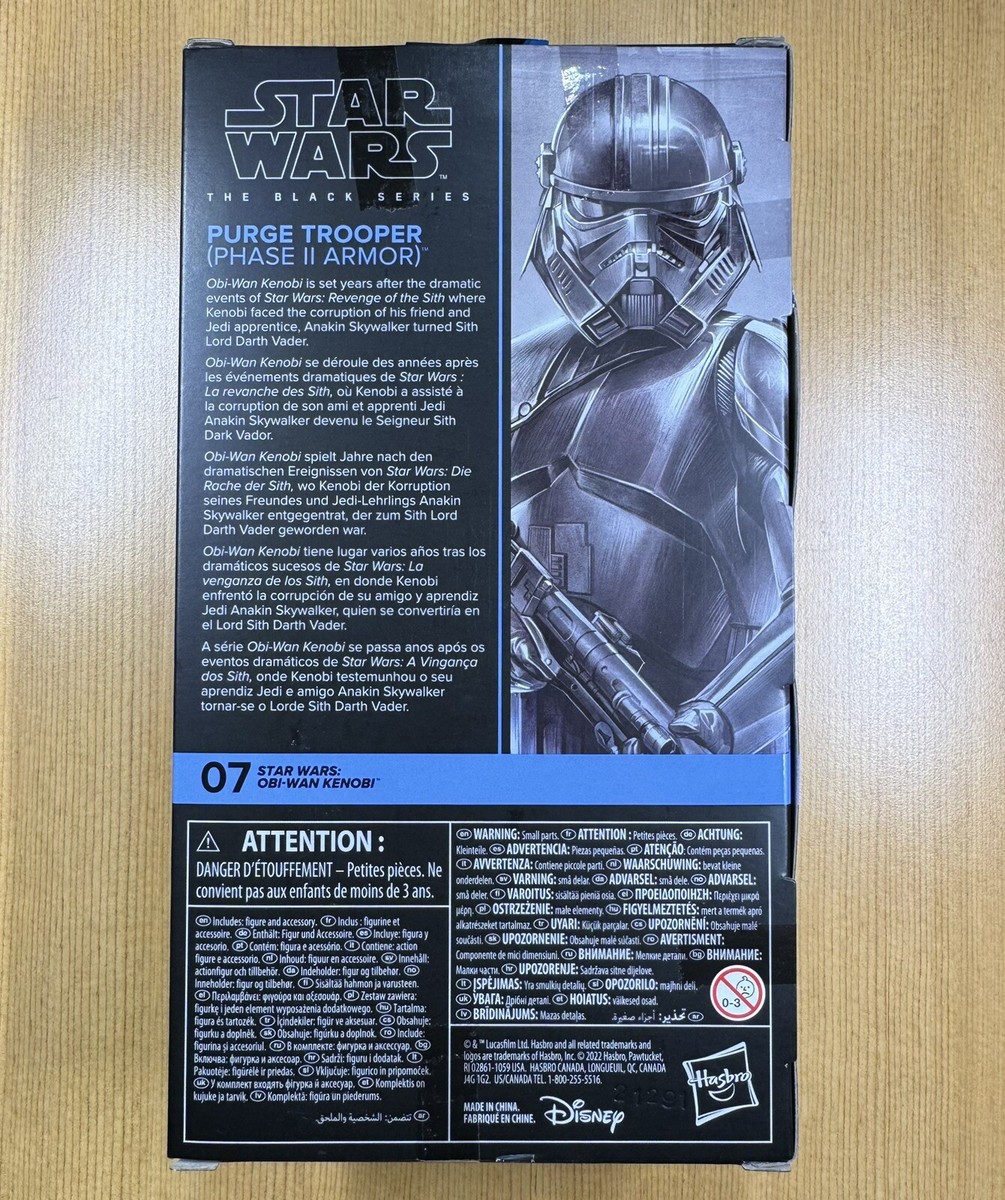 Hasbro Pulse Star Wars The Black Series Purge Trooper Phase