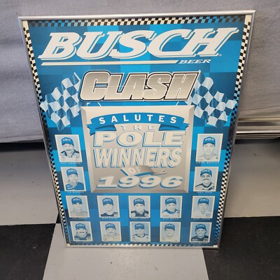 NASCAR Busch 1996 Pole Winners, Dale Ernhardt, Jeff Gorden, etc.