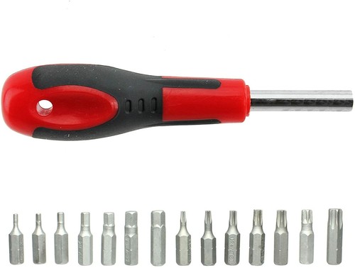 Magnetic Screwdriver Bit Set Large Small Phillips Flat Head Hex Torx - 21 Bits - Picture 4 of 12