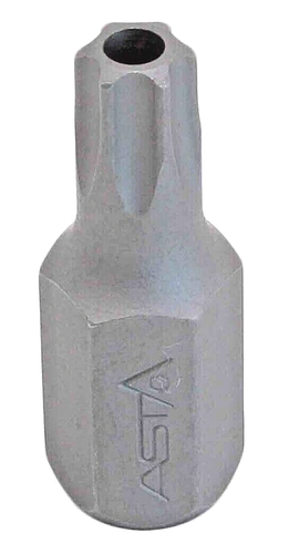Embout T40 AVEC TROU T-40H TORX securité percé entrainement 10 mm 3/8" Acier S2 - Picture 2 of 3
