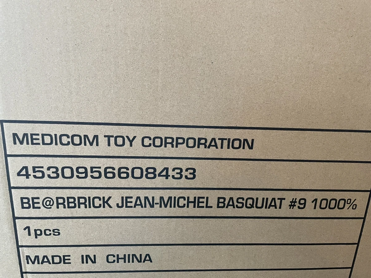MEDICOM TOY BEARBRICK JEAN-MICHEL BASQUIAT #9 1000% BE@RBRICK | eBay