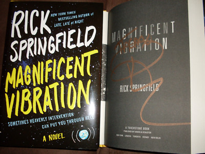 General Hospital Rick Springfield signed Magnificient Vibration 1/1 HCDJ in gold