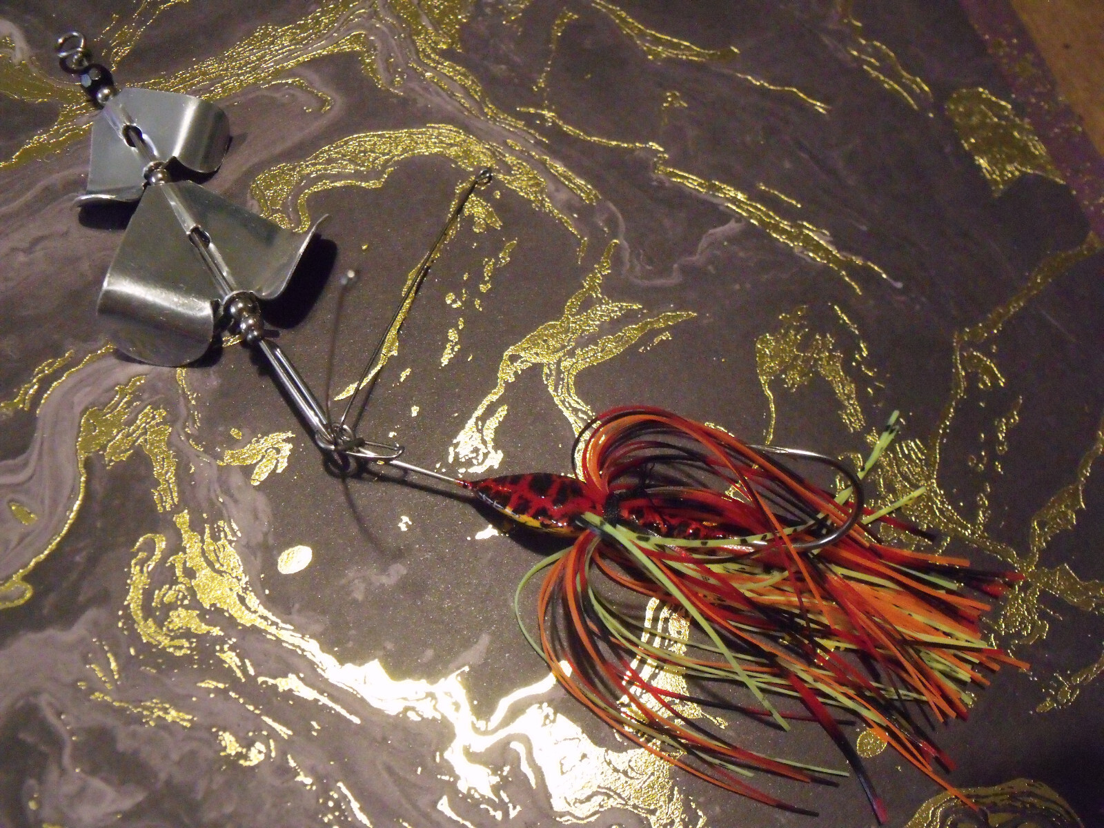 NEW @ UNCLE SKIPS *)(( CAJUN CRAW, KEEL ++ 3/8 oz TANDUM IN-LINE BUZZBAIT - Image 1