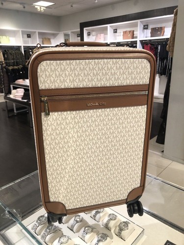 Michael Kors Small Travel Trolley Carry-on Suitcase Luggage Bag Vacation Getaway - Picture 8 of 113